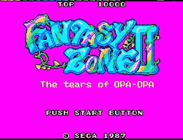 Fantasy Zone II - The Tears of Opa-Opa Title Screen